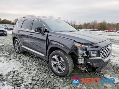 Czwarte zdjęcie samochodu z boku: 2021 HYUNDAI SANTA FE SEL VIN:5NMS6DAJ8MH369376 - miniatura