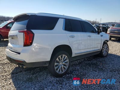 Trzecie zdjęcie samochodu z tyłu: 2022 GMC YUKON DENALI VIN:1GKS1DKL5NR294927 - miniatura