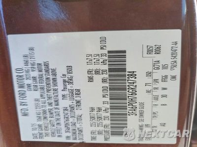 Zdjęcie 21 z 22 samochodu: 2016 FORD FUSION SE VIN:3FA6P0H76GR247384 - miniatura