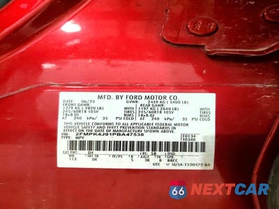 Zdjęcie 13 z 13 samochodu: 2023 FORD EDGE SEL VIN:2FMPK4J91PBA47538 - miniatura