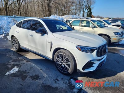 Czwarte zdjęcie samochodu z boku: 2024 MERCEDES-BENZ GLC COUPE 43 4MATIC AMG VIN:W1NKJ8HB2RF201041 - miniatura