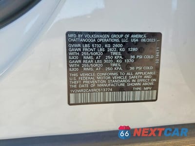 Zdjęcie 13 z 13 samochodu: 2024 VOLKSWAGEN ATLAS SE VIN:1V2WR2CA9RC513774 - miniatura