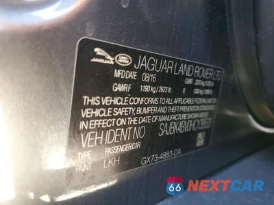 Zdjęcie 13 z 13 samochodu: 2017 JAGUAR XF PRESTIGE VIN:SAJBK4BV0HCY39533 - miniatura