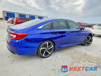 Trzecie zdjęcie samochodu z tyłu: 2018 HONDA ACCORD SPORT VIN:1HGCV1F37JA071389 - miniatura