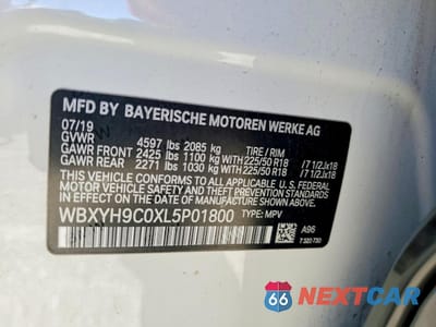 Zdjęcie 14 z 14 samochodu: 2020 BMW X2 SDRIVE28I VIN:WBXYH9C0XL5P01800 - miniatura