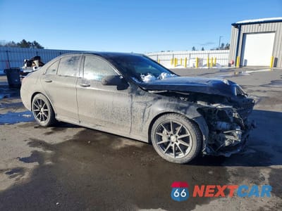 Czwarte zdjęcie samochodu z boku: 2017 MERCEDES-BENZ C 43 4MATIC AMG VIN:55SWF6EB5HU199919 - miniatura