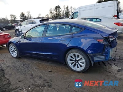 Drugie zdjęcie samochodu z przodu: 2022 TESLA MODEL 3 VIN:5YJ3E1EB2NF254414 - miniatura