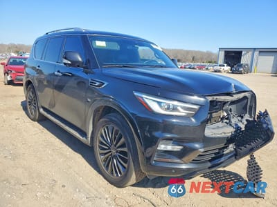 Czwarte zdjęcie samochodu z boku: 2020 INFINITI QX80 LUXE VIN:JN8AZ2NE3L9250217 - miniatura