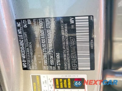Zdjęcie 14 z 14 samochodu: 2021 MERCEDES-BENZ GLE 350 VIN:4JGFB4JB0MA474487 - miniatura