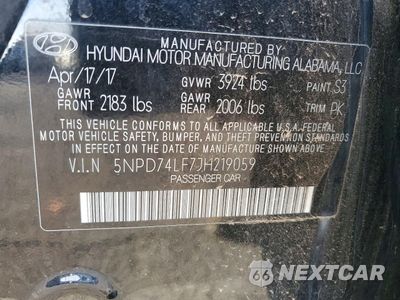 Zdjęcie 12 z 13 samochodu: 2018 HYUNDAI ELANTRA SE VIN:5NPD74LF7JH219059 - miniatura