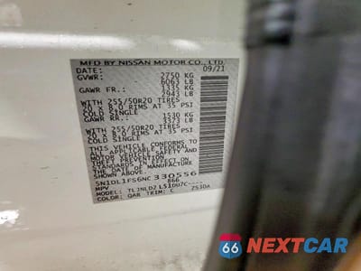 Zdjęcie 14 z 14 samochodu: 2022 INFINITI QX60 LUXE VIN:5N1DL1FS6NC330556 - miniatura