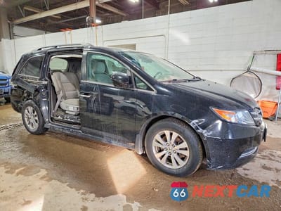 Czwarte zdjęcie samochodu z boku: 2015 HONDA ODYSSEY EX VIN:5FNRL5H49FB117590 - miniatura