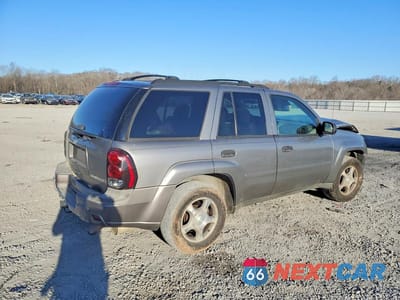 Trzecie zdjęcie samochodu z tyłu: 2007 CHEVROLET TRAILBLAZER LS VIN:1GNDS13S472106780 - miniatura