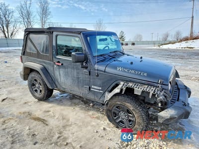 Czwarte zdjęcie samochodu z boku: 2017 JEEP WRANGLER SPORT VIN:1C4AJWAG9HL610652 - miniatura