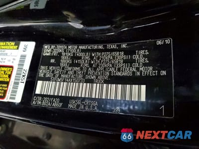 Zdjęcie 12 z 12 samochodu: 2010 TOYOTA TUNDRA DOUBLE CAB SR5 VIN:5TFUW5F14AX150733 - miniatura