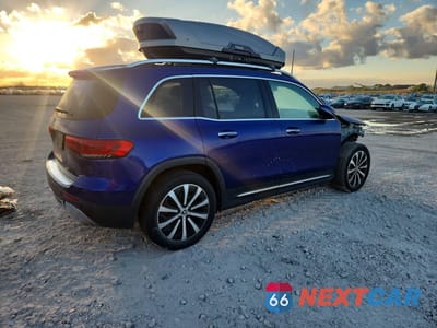 Trzecie zdjęcie samochodu z tyłu: 2020 MERCEDES-BENZ GLB 250 VIN:W1N4M4GB3LW034870 - miniatura