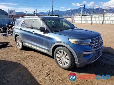 Czwarte zdjęcie samochodu z boku: 2020 FORD EXPLORER LIMITED VIN:1FMSK7FH8LGA27351 - miniatura