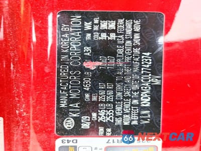Zdjęcie 12 z 12 samochodu: 2020 KIA SPORTAGE LX VIN:KNDPM3AC0L7742374 - miniatura