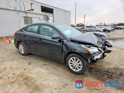 Czwarte zdjęcie samochodu z boku: 2022 HYUNDAI ACCENT SEL VIN:3KPC24A6XNE166140 - miniatura