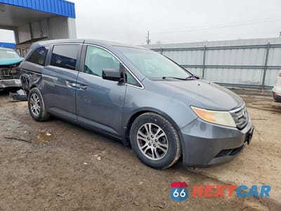 Czwarte zdjęcie samochodu z boku: 2011 HONDA ODYSSEY EXL VIN:5FNRL5H64BB015111 - miniatura