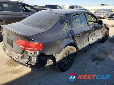 Trzecie zdjęcie samochodu z tyłu: 2012 AUDI A4 PREMIUM VIN:WAUBFAFL6CA088546 - miniatura