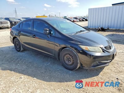 Czwarte zdjęcie samochodu z boku: 2013 HONDA CIVIC LX VIN:19XFB2F56DE022455 - miniatura