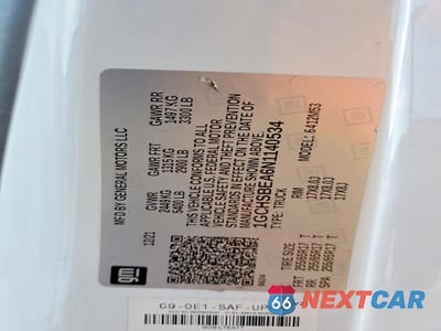 Zdjęcie 12 z 12 samochodu: 2022 CHEVROLET COLORADO W/T 2WD LONG BOX VIN:1GCHSBEA6N1140534 - miniatura