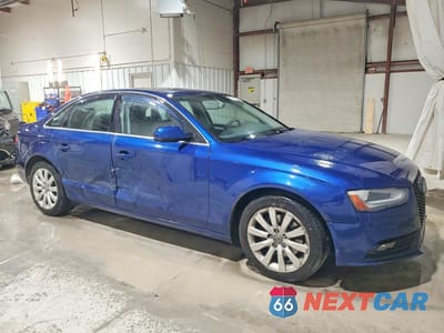 Czwarte zdjęcie samochodu z boku: 2013 AUDI A4 PREMIUM VIN:WAUBFAFL5DN032351 - miniatura