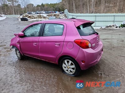 Drugie zdjęcie samochodu z przodu: 2014 MITSUBISHI MIRAGE ES VIN:ML32A4HJ4EH022296 - miniatura