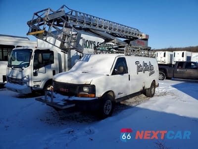 2006 GMC SAVANA 3500 VAN WITH BUCKET LIFT 1GTHG392161207097 - główne zdjęcie licytacji z USA - miniatura
