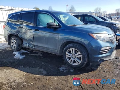 Czwarte zdjęcie samochodu z boku: 2016 HONDA PILOT LX VIN:5FNYF6H11GB110441 - miniatura