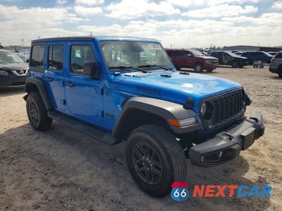 Czwarte zdjęcie samochodu z boku: 2026 JEEP WRANGLER SPORT VIN:1C4PJXDNXTW156672 - miniatura