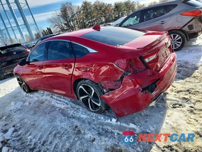 Drugie zdjęcie samochodu z przodu: 2020 HONDA ACCORD SPORT VIN:1HGCV1F36LA030092 - miniatura