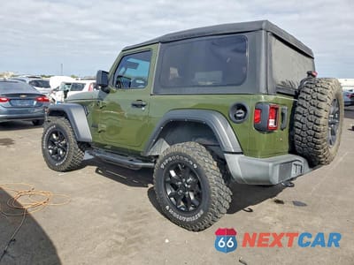 Drugie zdjęcie samochodu z przodu: 2021 JEEP WRANGLER SPORT VIN:1C4GJXAG8MW789050 - miniatura