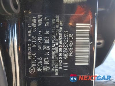 Zdjęcie 12 z 12 samochodu: 2015 HYUNDAI ACCENT GS VIN:KMHCT5AEXFU232209 - miniatura