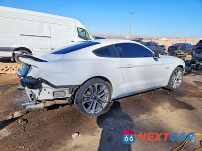 Trzecie zdjęcie samochodu z tyłu: 2018 FORD MUSTANG GT VIN:1FA6P8CF0J5123019 - miniatura