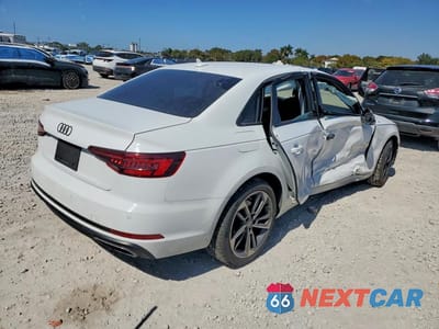 Trzecie zdjęcie samochodu z tyłu: 2019 AUDI A4 PREMIUM VIN:WAUGMAF40KA106512 - miniatura