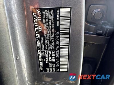 Zdjęcie 10 z 10 samochodu: 2021 MERCEDES-BENZ GLB 250 VIN:W1N4M4GB0MW089486 - miniatura