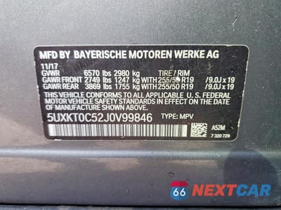 Zdjęcie 13 z 13 samochodu: 2018 BMW X5 XDR40E VIN:5UXKT0C52J0V99846 - miniatura