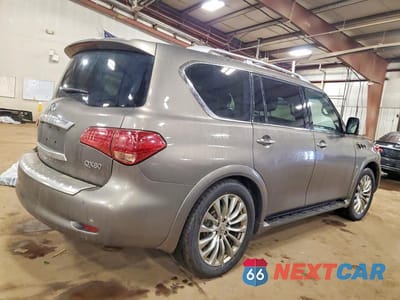 Trzecie zdjęcie samochodu z tyłu: 2016 INFINITI QX80 VIN:JN8AZ2NEXG9125673 - miniatura