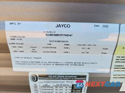 Zdjęcie 10 z 10 samochodu: 2023 JAYCO JAY FLIGHT VIN:1UJBC0BR1P17K0147 - miniatura