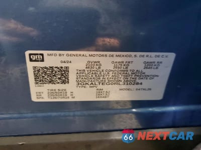 Zdjęcie 13 z 13 samochodu: 2024 GMC TERRAIN SLE VIN:3GKALTEG0RL310284 - miniatura