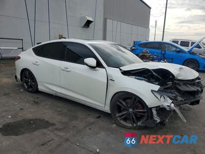 Czwarte zdjęcie samochodu z boku: 2023 ACURA INTEGRA A-SPEC TECH VIN:19UDE4G72PA012931 - miniatura