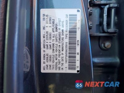 Zdjęcie 13 z 13 samochodu: 2009 HONDA ACCORD LXP VIN:1HGCP26459A035916 - miniatura