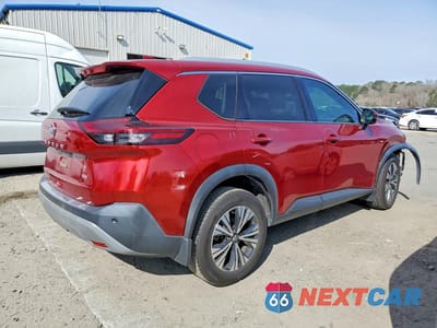 Trzecie zdjęcie samochodu z tyłu: 2021 NISSAN ROGUE SV VIN:5N1AT3BA5MC725290 - miniatura