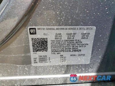 Zdjęcie 13 z 13 samochodu: 2025 CHEVROLET EQUINOX LT VIN:3GNAXPEG1SL248429 - miniatura