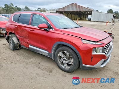 Czwarte zdjęcie samochodu z boku: 2022 HYUNDAI SANTA FE SEL VIN:5NMS24AJ2NH373582 - miniatura