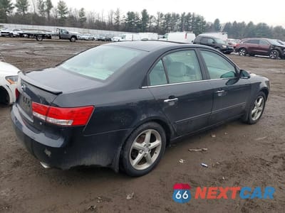 Trzecie zdjęcie samochodu z tyłu: 2006 HYUNDAI SONATA GLS VIN:5NPEU46F26H009470 - miniatura