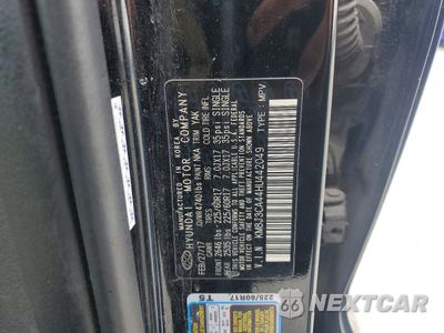 Zdjęcie 14 z 14 samochodu: 2017 HYUNDAI TUCSON SE PLUS VIN:KM8J3CA44HU442049 - miniatura
