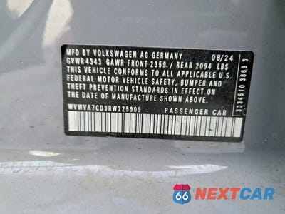 Zdjęcie 13 z 13 samochodu: 2024 VOLKSWAGEN GTI AUTOBAHN VIN:WVWVA7CD9RW225909 - miniatura